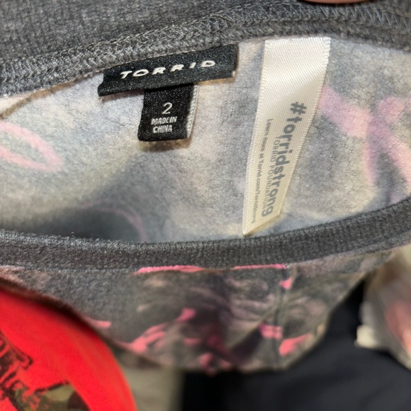 Torrid Pink Ribbon Sweatshirt - Picture 3 of 3